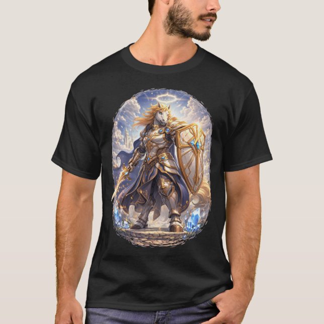 Angelic Horse Warrior T-Shirt (Front)