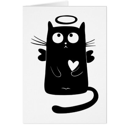 Angelic Kitty Black Card