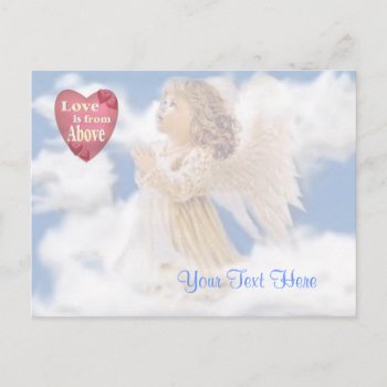 Angelic Love Is From Above Postcard by 4westies at Zazzle