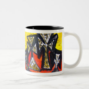 "Angelic March" Two-Tone Coffee Mug