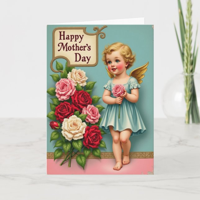Angelic Mothers Day Child Card (Front)