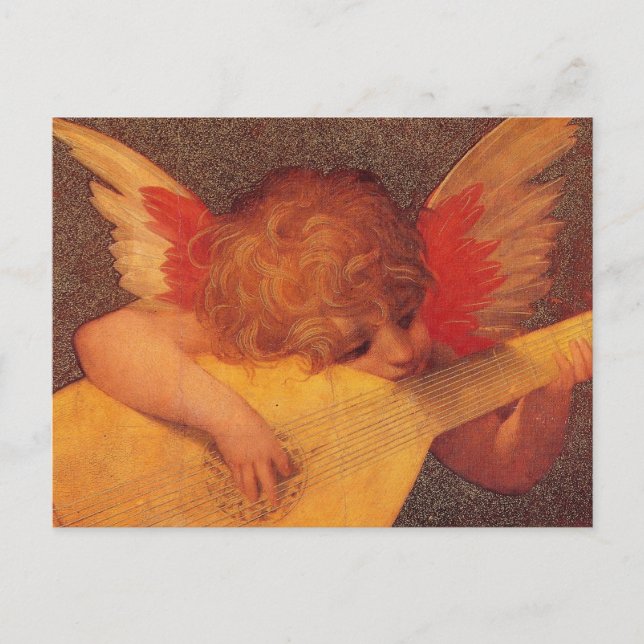 Angelic Musician Postcard (Front)