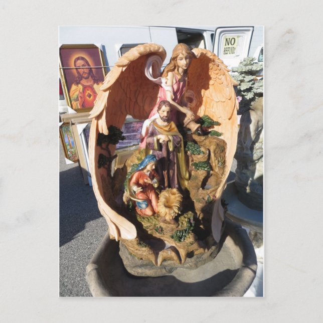 Angelic Nativity Postcard (Front)