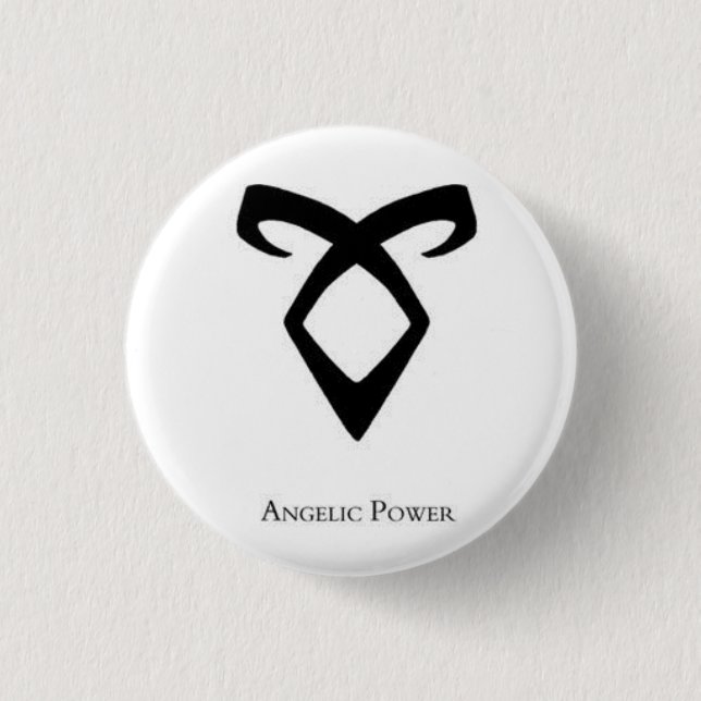 Angelic Power Rune Mortal Instruments Pinback Button (Front)