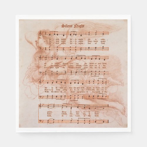 Angelic Silent Night Napkins