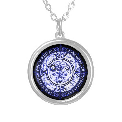 Angelic Spiritual Protection Amulet Silver Plated Necklace