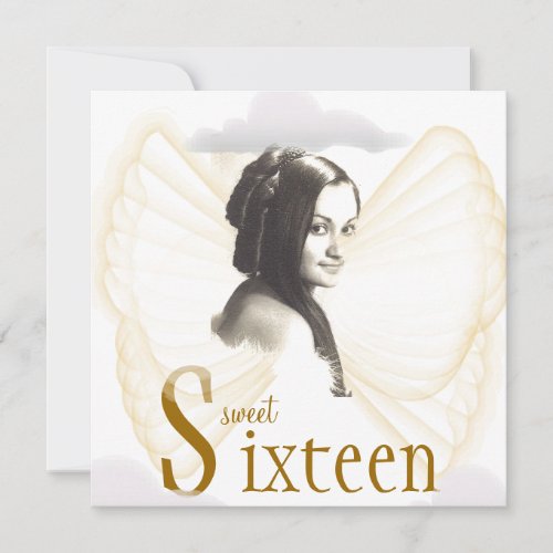 Angelic Sweet Sixteen Dream Invitation_ Cust Invitation