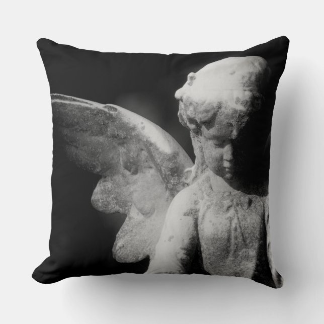 Angelic Throw Pillow (Front)