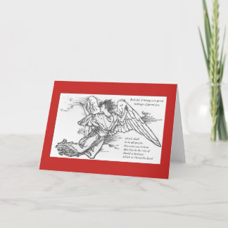 Angelic Tidings of Great Joy Christmas Card