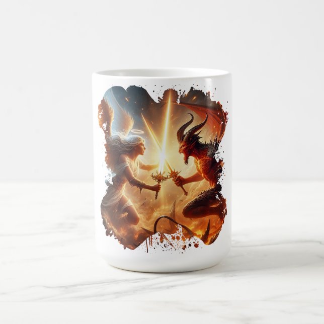 Angelic vs Demonic Force Coffee Mug (Center)