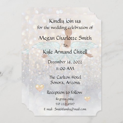 Angelic Wedding Invitation 2