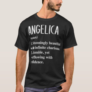 Angelica First Name Definition Personalized Gift I T-Shirt