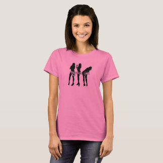 Angelica Gurl "Logo Gurls" [Black & White] T-Shirt