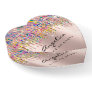 Angelica Holographic Rose Name Meaning Angel Heart Paperweight