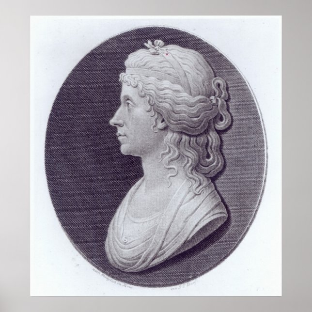 Angelica Kauffman, engraved by J.F Bause Poster (Front)