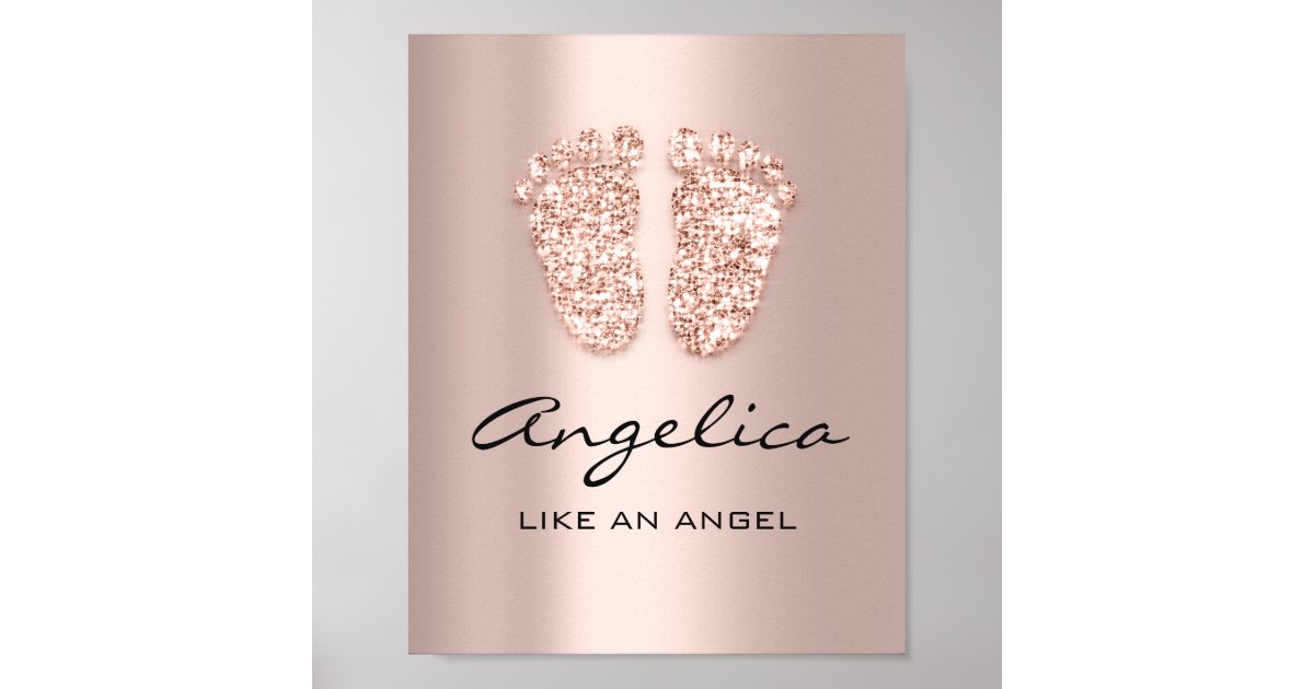 the name angel in glitter