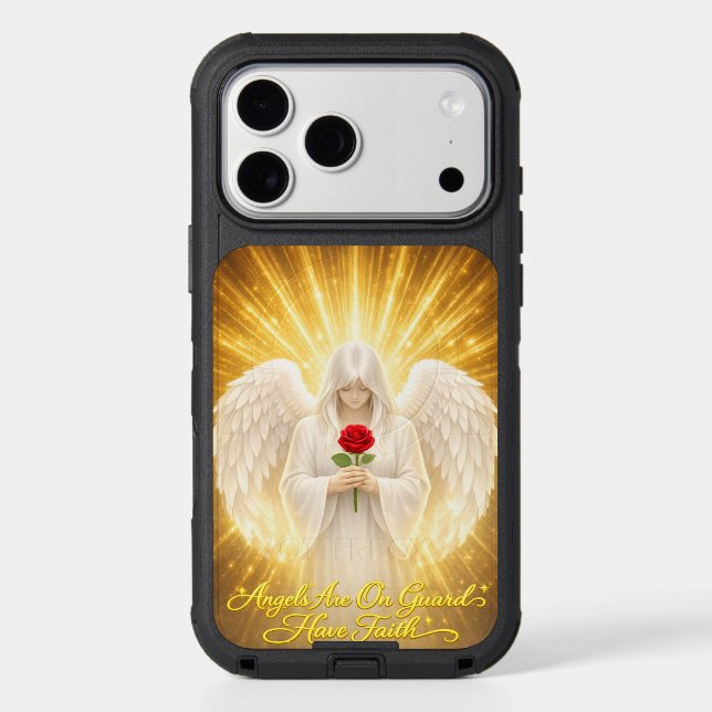 AngelicFaith GoldenHeart Otterbox iPhone Case (Back)
