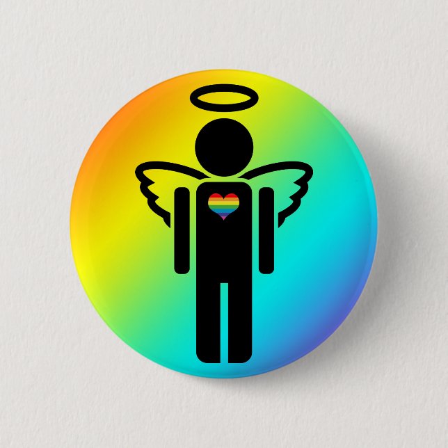 angelicon. pinback button (Front)