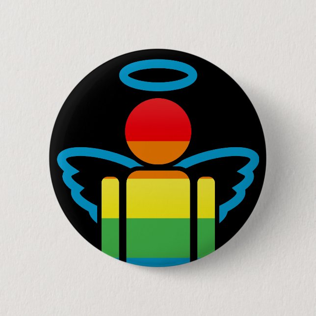 angelicon. pinback button (Front)