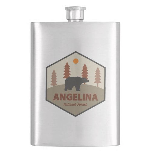Angelina National Forest Texas Bear Flask