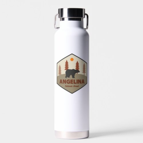 Angelina National Forest Texas Bear Water Bottle