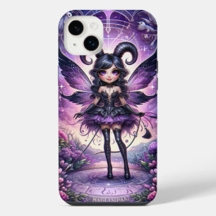 Angelina Purple Gothic Fairy Scorpio Horns Zodiac iPhone 14 Plus Case