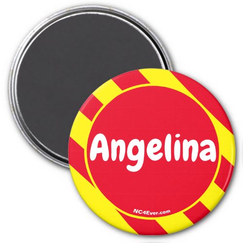 Angelina RedYellow Magnet