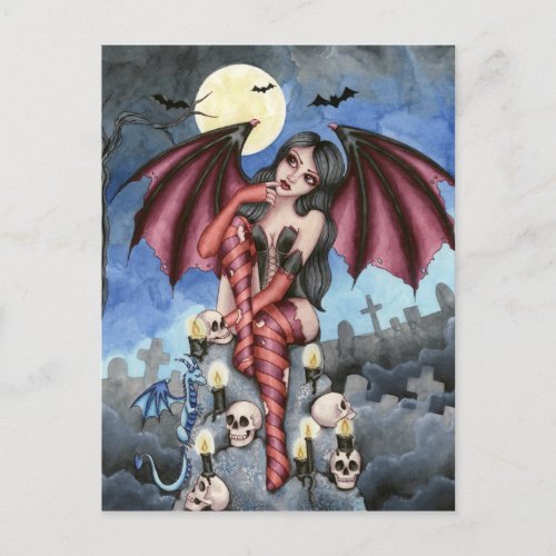 Angelique _ Vampire Fairy Postcard