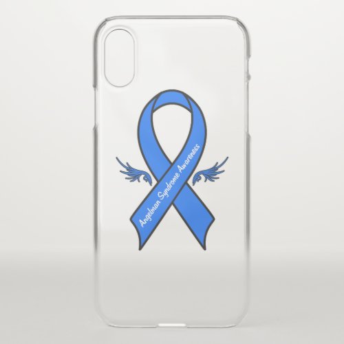 Angelman Syndrome Awareness Ribbon Angel Wings iPhone X Case