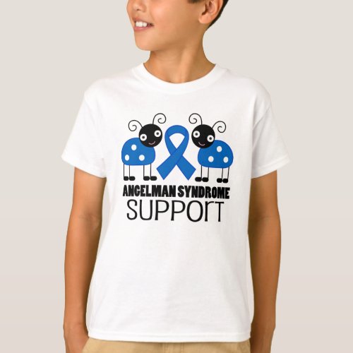 Angelman Syndrome Awareness Ribbon T_Shirt