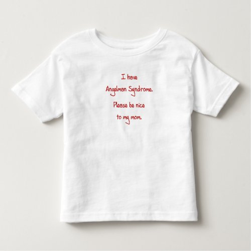 Angelman Syndrome shirt