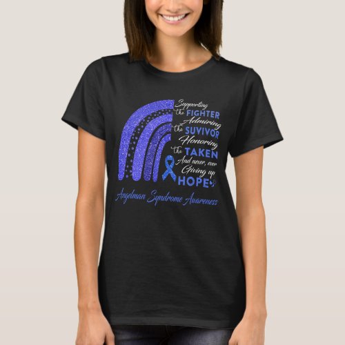 Angelman Syndrome Warrior Supporting Fighter Angel T_Shirt