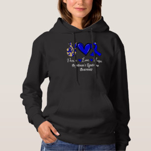 Angelmanu2019s Syndrome Awareness Peace Love Hope  Hoodie