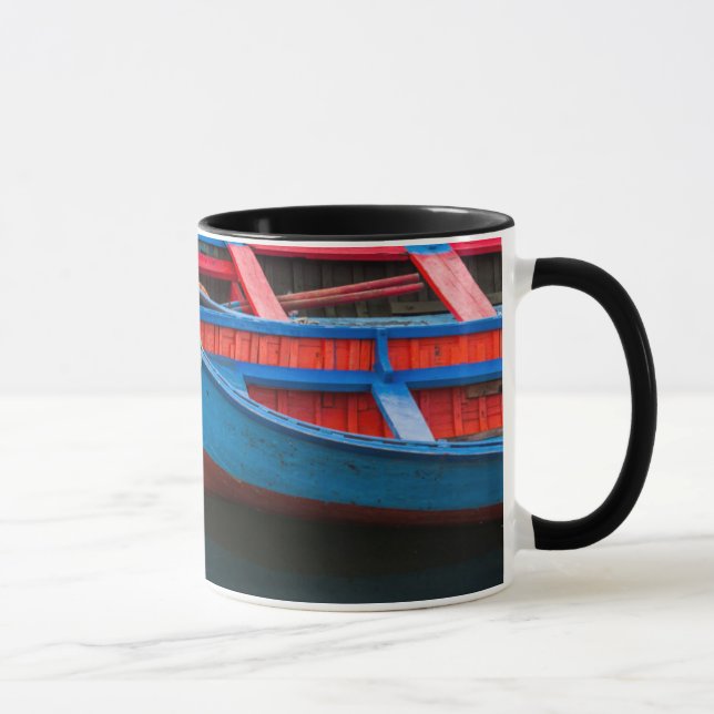 Angelmo harbor, fishing boats. mug (Right)