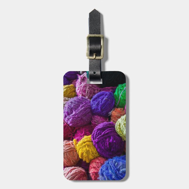 Angelmo harbor market luggage tag (Front Vertical)