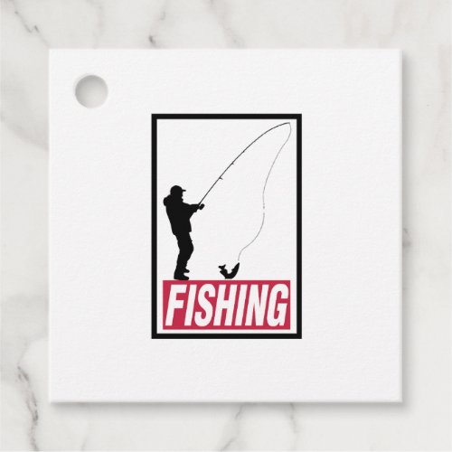 angeln fishing fish favor tags