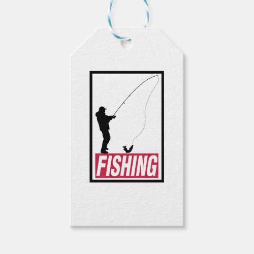 angeln fishing fish gift tags