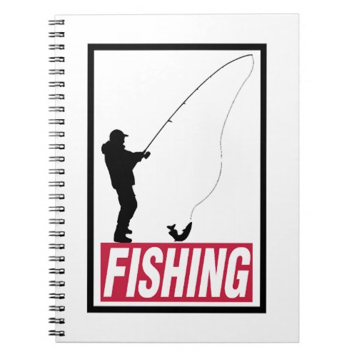 angeln fishing fish notebook