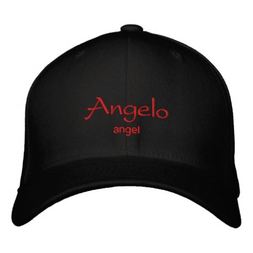 Angelo Name Cap  Hat