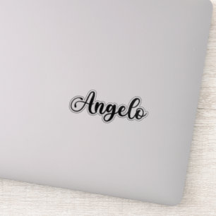 Angelo Name - Handwritten Calligraphy Sticker