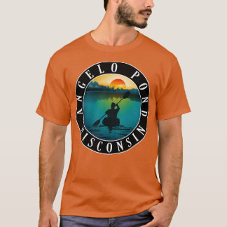 Angelo Pond Wisconsin Kayaking T-Shirt