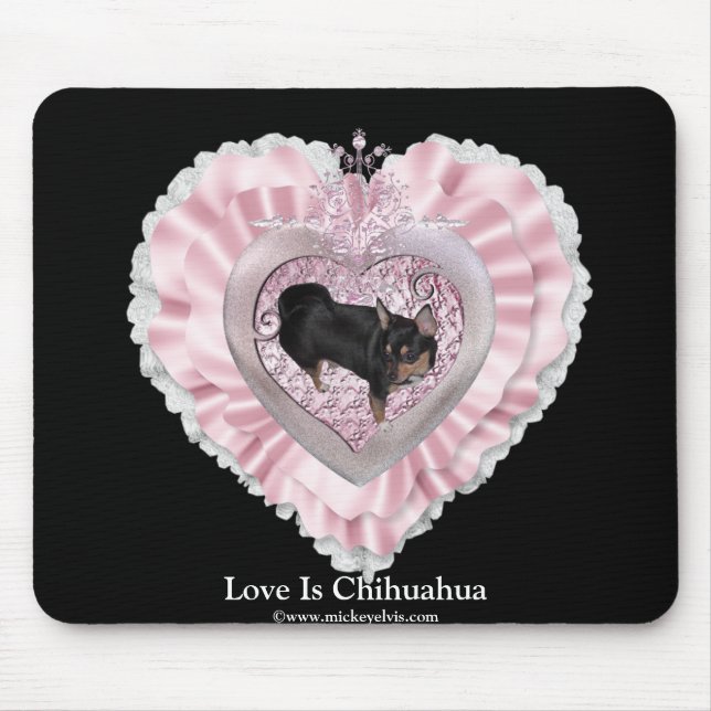 AngelPearlGirl Chihuahua 2 Mouse Pad (Front)