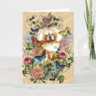 ANGELS AMONG US Chow art cards- inside details Holiday Card