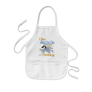 Angels and Cookies Baking Kids' Apron