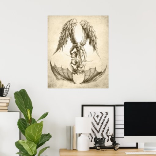 Angels And Demons Reflection Poster Zazzle 7764