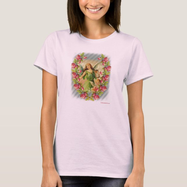 angels and roses - Customized T-Shirt (Front)