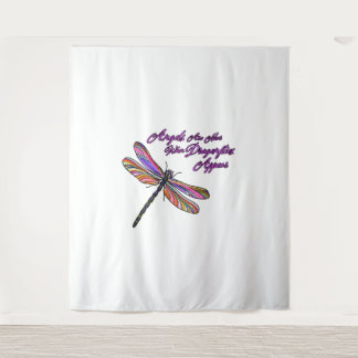 Angels Appear When Dragonflies Are Near - Tapestry