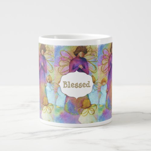 ANGELS Are Blessings Large Coffee Mug
