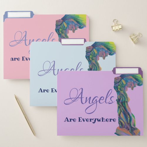 Angels are everywhere file folder