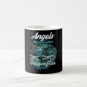 Angels Are Near When Dragonflies Appear Coffee Mug